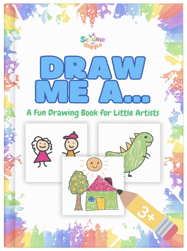 Front cover of Draw Me A… Activity Book