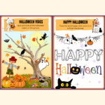Halloween activity book contents