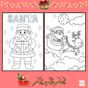 50 Fun Christmas Colouring Pages for Kids